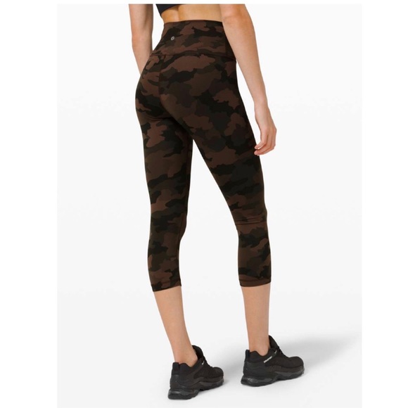 Lululemon Wunder Train High-Rise Crop 21"
Camo Brown Leggings W6BFBS 2020 Size 4 - Picture 4 of 15